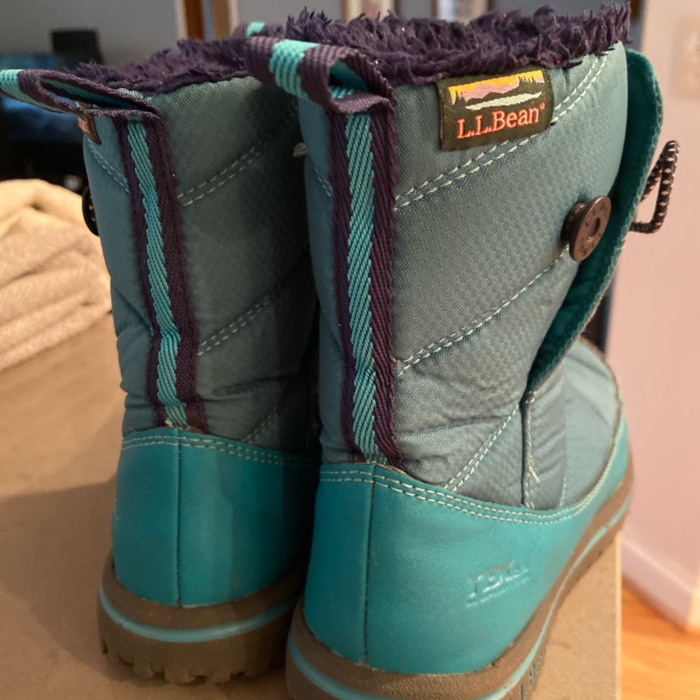 L. L. Bean winter snow boots kids youth girl’s size 1